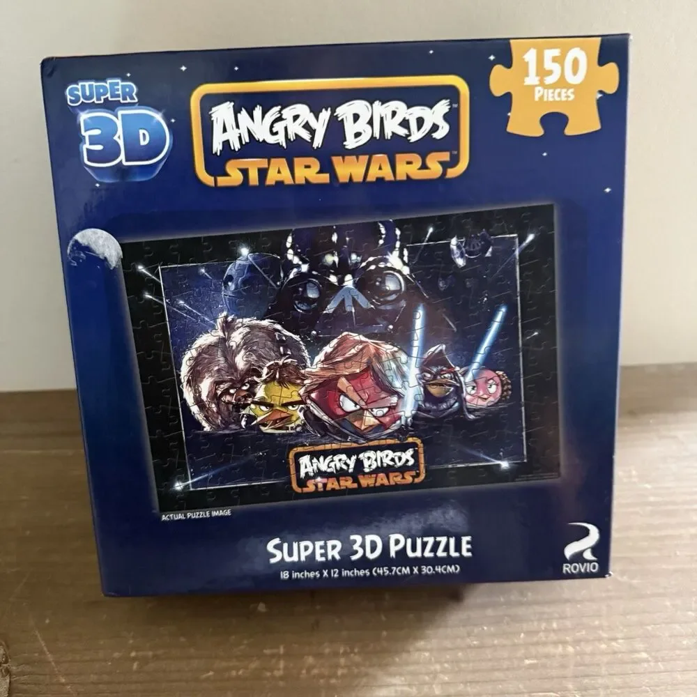 Angry Birds STAR WARS Super 3D Jigsaw Puzzle 150 pieces NEW!